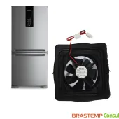 MOTOR VENTILADOR GELADEIRA FREEZER BRASTEMP 24V - 0.20A BRX45F BRX48D XRX48D BRE48D XRE48D | 326060498