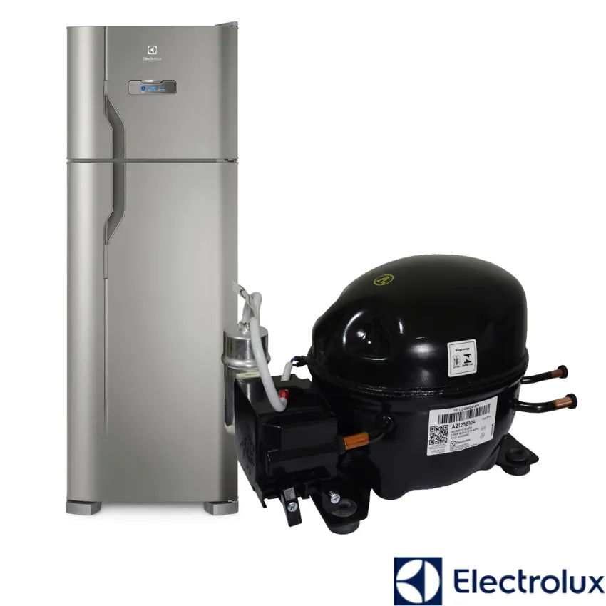 COMPRESSOR ELECTROLUX EL60H 1/5 R134A 127V 60HZ TF39S DF35X DF35A DC44 A21258104 | ORIGINAL