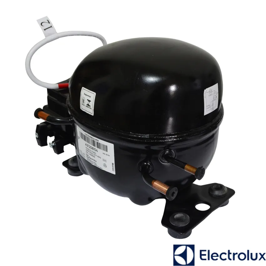 COMPRESSOR ELECTROLUX EL60H 1/5 R134A 127V 60HZ TF39S DF35X DF35A DC44 A21258104 | ORIGINAL