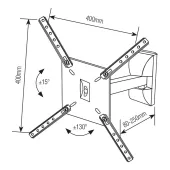SUPORTE ARTICULADO SBRP130 - BRASFORMA*