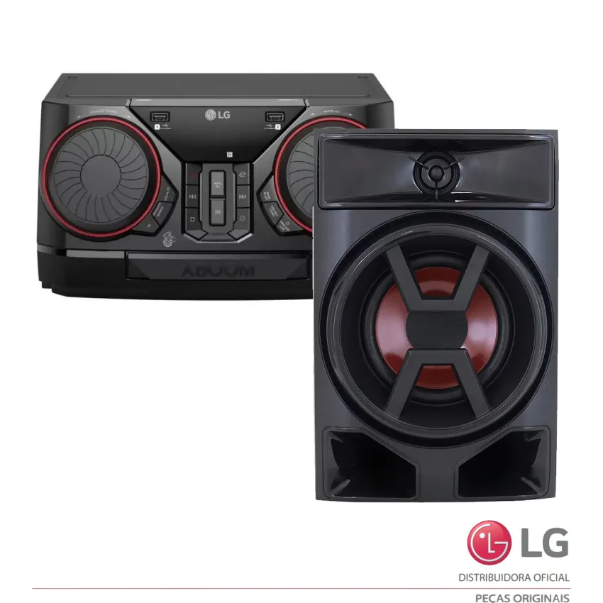 CAIXA ACÚSTICA MINI SYSTEM LG CK43 CK43N TCG36928102 NOVO | ORIGINAL