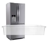 GAVETA INTERMEDIARIA FREEZER W10624070 GELADEIRA BRASTEMP BRE80ABAS3 BRE80ABANA BRE80ABBNA GRO80AB BRE80AKANA BRE80AKAS3