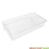 GAVETA INTERMEDIARIA FREEZER W10624070 GELADEIRA BRASTEMP BRE80ABAS3 BRE80ABANA BRE80ABBNA GRO80AB BRE80AKANA BRE80AKAS3