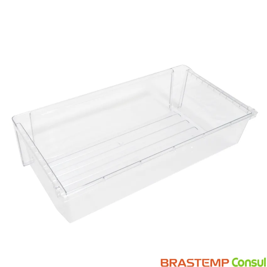 GAVETA INTERMEDIARIA FREEZER W10624070 GELADEIRA BRASTEMP BRE80ABAS3 BRE80ABANA BRE80ABBNA GRO80AB BRE80AKANA BRE80AKAS3