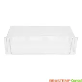 GAVETA INTERMEDIARIA FREEZER W10624070 GELADEIRA BRASTEMP BRE80ABAS3 BRE80ABANA BRE80ABBNA GRO80AB BRE80AKANA BRE80AKAS3