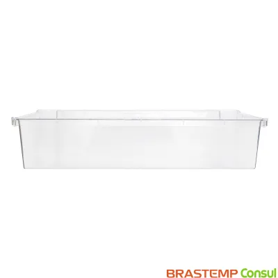 GAVETA INTERMEDIARIA FREEZER W10624070 GELADEIRA BRASTEMP BRE80ABAS3 BRE80ABANA BRE80ABBNA GRO80AB BRE80AKANA BRE80AKAS3
