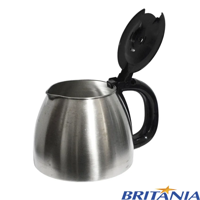 JARRA INOX PARA CAFETEIRA BRITÂNIA MODELO: CAFETEIRA CP30 TEMP | CAPACIDADE: 1,2L