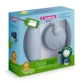 Conjunto Passeio Garrafa 250ml + Pote Para Leite Em Po Azul Bebê Sanremo (SR1001/63)