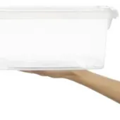 CAIXA PLASTICA ORGANIZADOR SANREMO 6 LITROS TAMPA COM TRAVA (SR901)