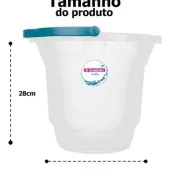 BALDE PLASTICO SANREMO 12L ( 245 )