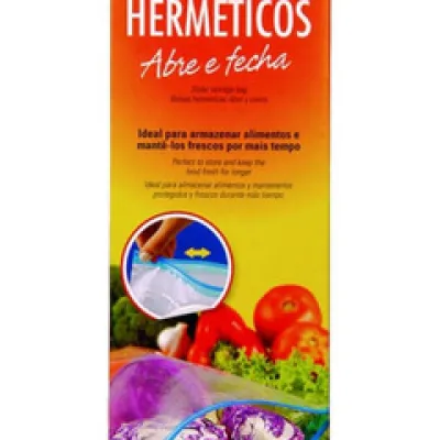 SACO HERMETICO ABRE/FECHA PLASTICO SANREMO 3L  8 UNIDADES (SR376)