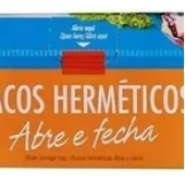 SACO HERMETICO ABRE/FECHA PLASTICO SANREMO 3L  8 UNIDADES (SR376)