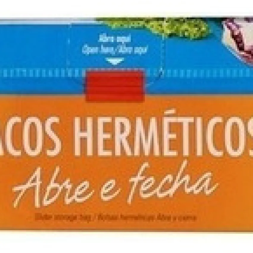 SACO HERMETICO ABRE/FECHA PLASTICO SANREMO 3L  8 UNIDADES (SR376)