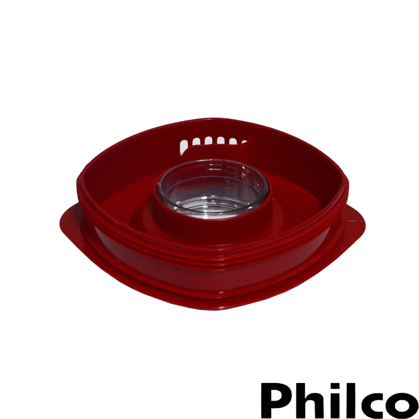TAMPA PARA LIQUIDIFICADOR BRITÂNIA/PHILCO BLQ1400 PLQ1400V PLQ1414V PMP1600V COR: VERMELHA | ORIGINAL