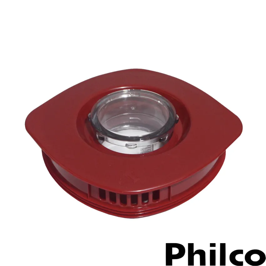 TAMPA PARA LIQUIDIFICADOR BRITÂNIA/PHILCO BLQ1400 PLQ1400V PLQ1414V PMP1600V COR: VERMELHA | ORIGINAL