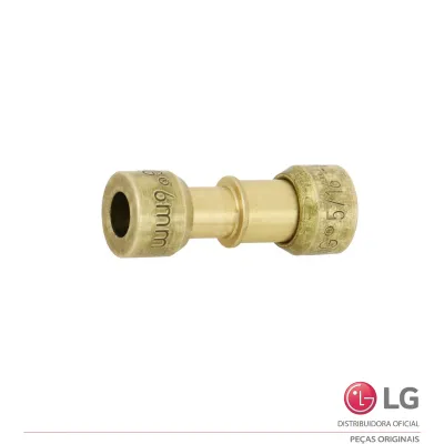 CONEXÃO PARA TUBO DE COBRE REFRIGERADOR LG GC-B187PQAM MGZ63048001 | ORIGINAL