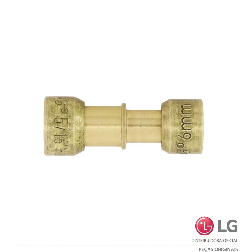 CONEXÃO PARA TUBO DE COBRE REFRIGERADOR LG GC-B187PQAM MGZ63048001 | ORIGINAL