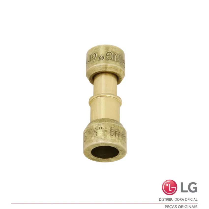 CONEXÃO PARA TUBO DE COBRE REFRIGERADOR LG GC-B187PQAM MGZ63048001 | ORIGINAL