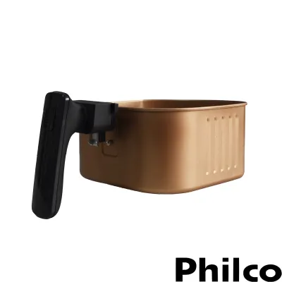 CESTO PARA FRITADEIRA AIR FRYER PHILCO GOURMET BLACK PFR15P | DOURADO | ORIGINAL