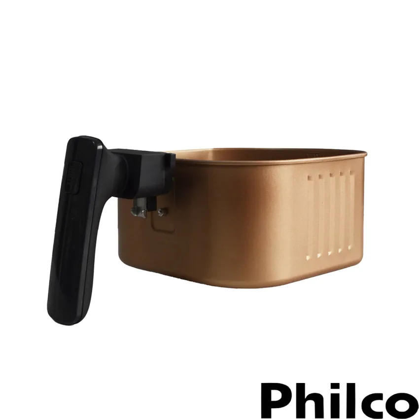 CESTO PARA FRITADEIRA AIR FRYER PHILCO GOURMET BLACK PFR15P | DOURADO | ORIGINAL