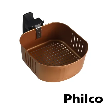 CESTO PARA FRITADEIRA AIR FRYER PHILCO GOURMET BLACK PFR15P | DOURADO | ORIGINAL