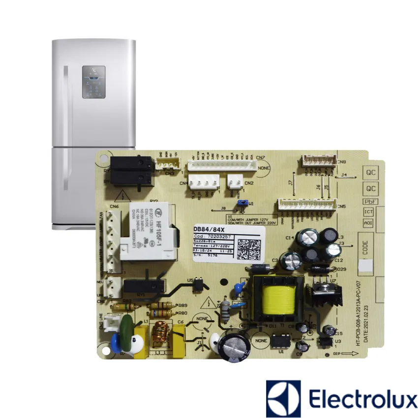 PLACA POTÊNCIA GELADEIRA ELECTROLUX DB83 DB83X DB84 DB84S DB84X A96969520 | ORIGINAL