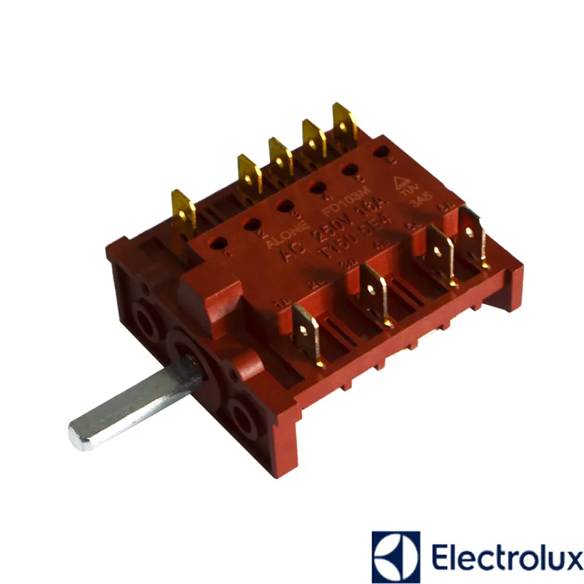 CHAVE SELETORA FORNO ELECTROLUX OE8MX OE8MB A09501701 | ORIGINAL