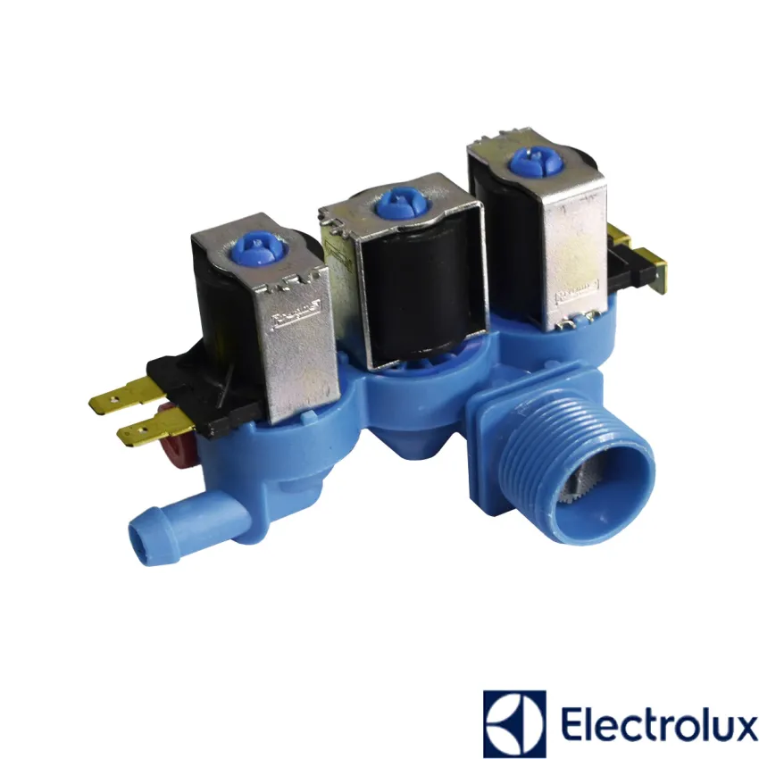 VALVULA TRIPLA LAVADORA ELECTROLUX 220V LBU15 LBU16 LUC10 64502431 | ORIGINAL