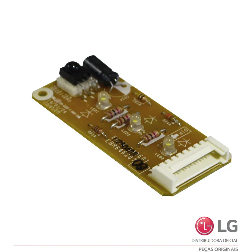 PLACA DO DISPLAY LG AR CONDICIONADO MS07SQ AMNW07GEWA0 EBR64620709 EAX61540601 | ORIGINAL