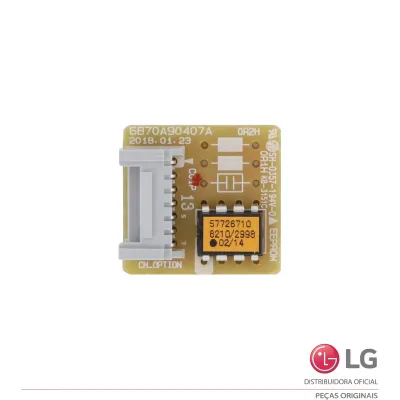 PLACA EEPROM EVAPORADORA LG AR CONDICIONADO ARNU48GBRA2 CRNU48GBRA2 EBR57726710