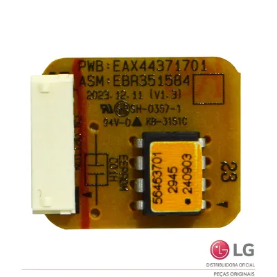 PLACA EEPROM EVAPORADORA LG AR CONDICIONADO ARNU18GTQA2 CRNU18GTQA2 EBR56463701