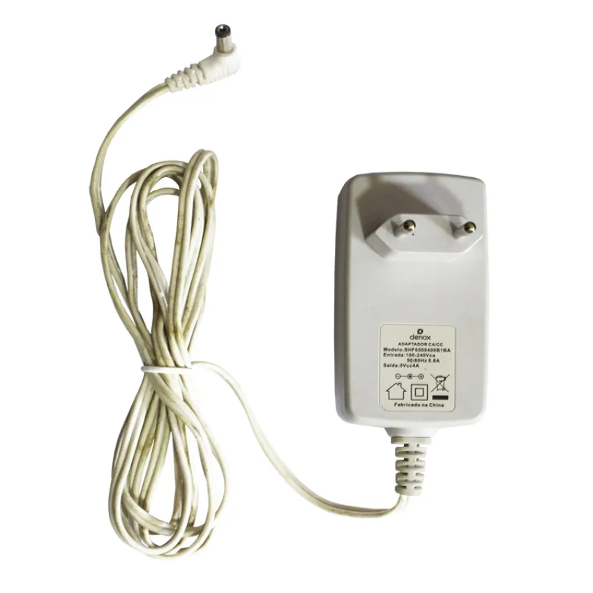 FONTE EXTERNA DENOX SHF500400B1BA 100-240V 50/60Hz 0.8A 5V 4A