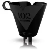 SUPORTE PARA FILTRO DE CAFÉ PLÁSTICO – TAMANHO 102 – SR1102/1 - COR: PRETO