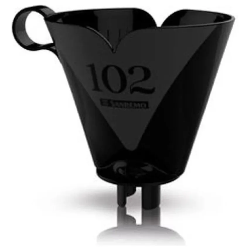 SUPORTE PARA FILTRO DE CAFÉ PLÁSTICO – TAMANHO 102 – SR1102/1 - COR: PRETO