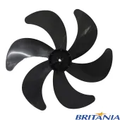 HÉLICE PARA VENTILADOR BRITÂNIA / PHILCO 6 PÁS 30CM | PVT300P |  MEGA TURBO 30 | COR: PRETO (021866)