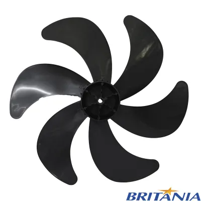 HÉLICE PARA VENTILADOR BRITÂNIA / PHILCO 6 PÁS 30CM | PVT300P |  MEGA TURBO 30 | COR: PRETO (021866)