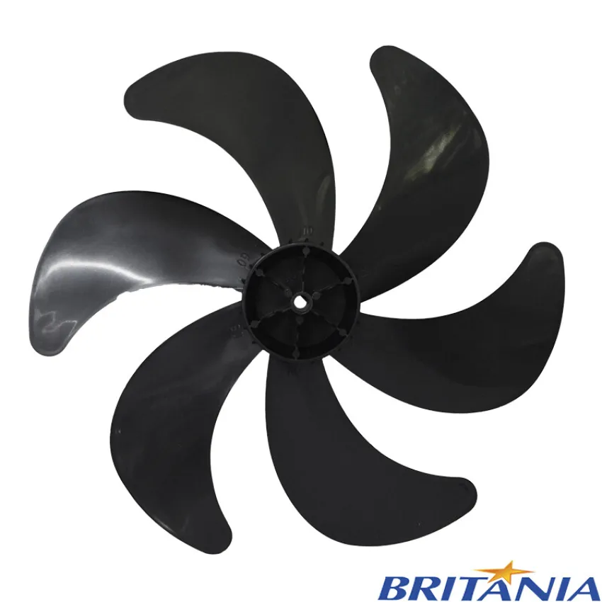 HÉLICE PARA VENTILADOR BRITÂNIA / PHILCO 6 PÁS 30CM | PVT300P |  MEGA TURBO 30 | COR: PRETO (021866)