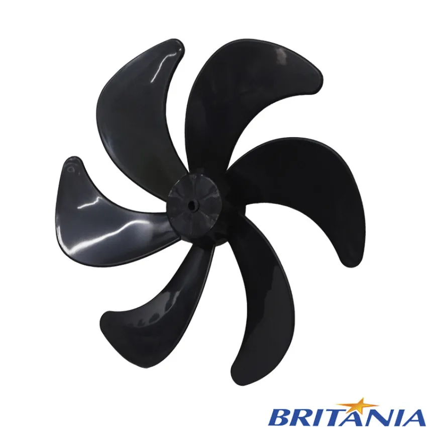 HÉLICE PARA VENTILADOR BRITÂNIA / PHILCO 6 PÁS 30CM | PVT300P |  MEGA TURBO 30 | COR: PRETO (021866)
