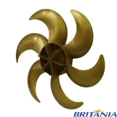 HÉLICE PARA VENTILADOR BRITÂNIA / PHILCO 6 PÁS 40CM | BVT410G PVT400G | COR: DOURADA
