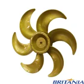 HÉLICE PARA VENTILADOR BRITÂNIA / PHILCO 6 PÁS 40CM | BVT410G PVT400G | COR: DOURADA