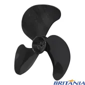HÉLICE PARA VENTILADOR BRITÂNIA 3 PÁS 30CM | VENTUS 30 |  FAMA 30 | COR: PRETO (021868)