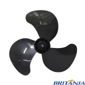 HÉLICE PARA VENTILADOR BRITÂNIA 3 PÁS 30CM | VENTUS 30 |  FAMA 30 | COR: PRETO (021868)