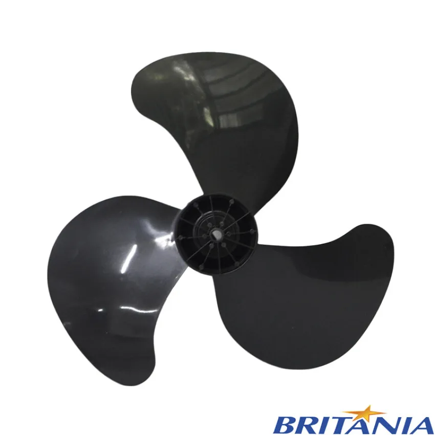 HÉLICE PARA VENTILADOR BRITÂNIA 3 PÁS 30CM | VENTUS 30 |  FAMA 30 | COR: PRETO (021868)