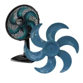 HÉLICE PARA VENTILADOR PHILCO 6 PÁS 40CM | PVT400 TURBO | COR: AZUL | ORIGINAL
