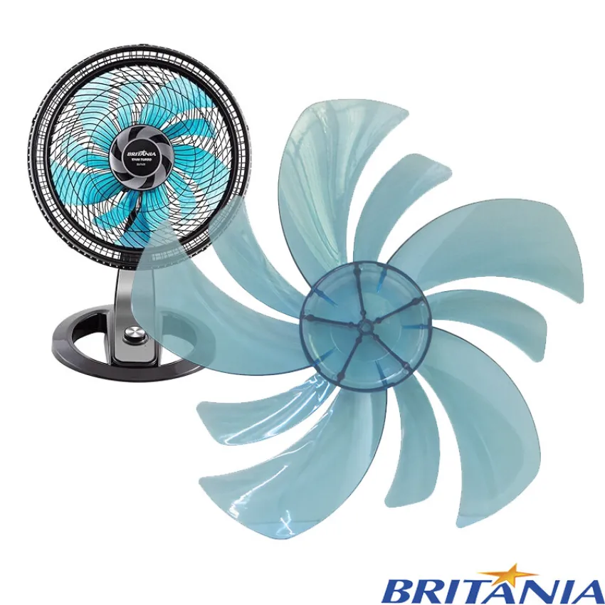 HÉLICE PARA VENTILADOR BRITÂNIA/PHILCO 10 PÁS 40CM | BVT495BA BVT495PA BVT491 PVT492PA PVC491PA PVT490PA PVT492BA