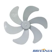 HÉLICE PARA VENTILADOR BRITÂNIA 6 PÁS 30CM | B30 SILENCIUM | VENT COLUNA 30 SIX | MEGA TURBO 30 SIX | COR: CINZA CLARO