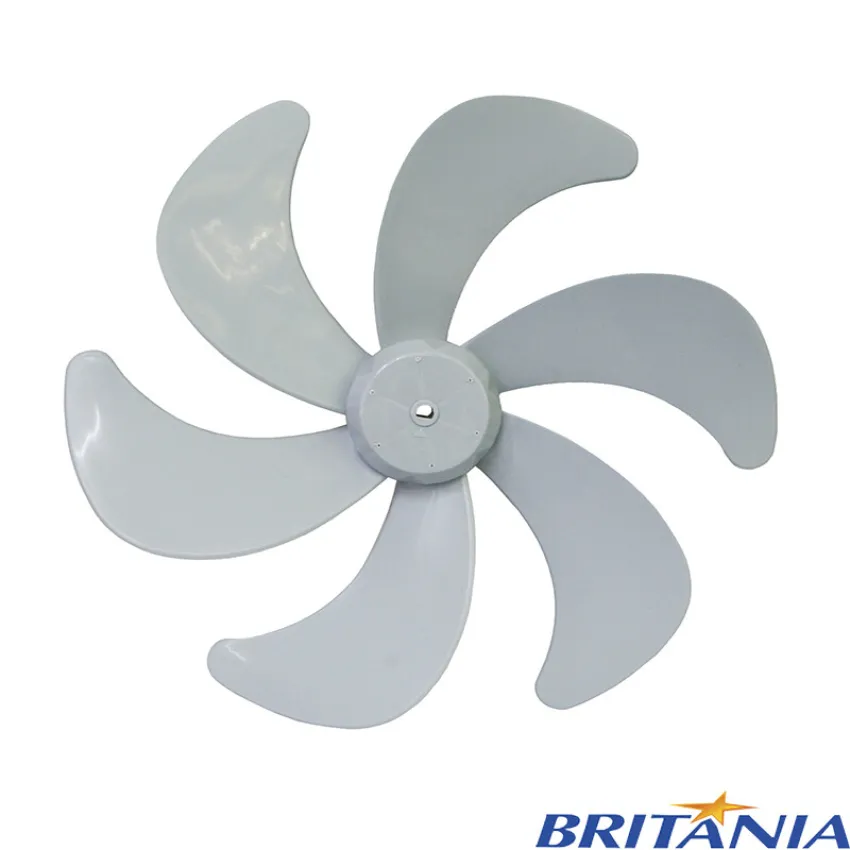 HÉLICE PARA VENTILADOR BRITÂNIA 6 PÁS 30CM | B30 SILENCIUM | VENT COLUNA 30 SIX | MEGA TURBO 30 SIX | COR: CINZA CLARO