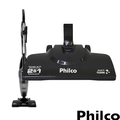 BOCAL ASPIRADOR DE PÓ PHILCO MULTI CLEAN PAS1300 2 EM 1 PRETO - ORIGINAL