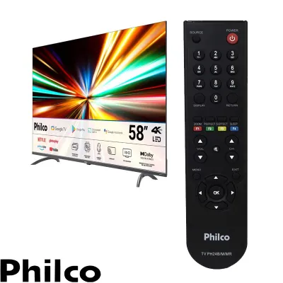 CONTROLE REMOTO PHILCO TELEVISOR PH24B PH24M (710627) | COR: PRETO | ORIGINAL