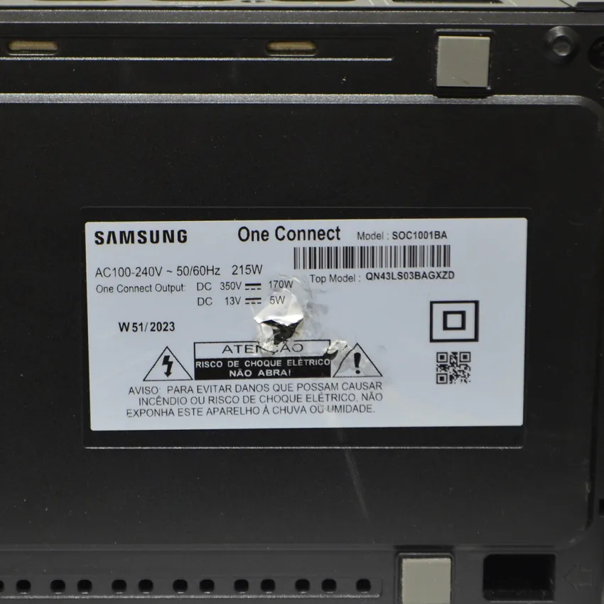ONE CONNECT SAMSUNG SOC1001BA BN91-23992F QN43LS03BAGXZD | SEMI NOVO